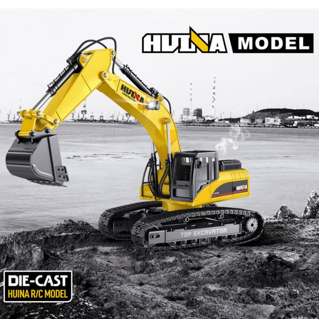 HuiNa 1580 1/14 Full Metal Remote Control Excavator | Command Elite Hobbies.