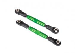 T/XAS CAMBER LINKS, REAR (TUBES GREEN-ANOD 7075-T6 ALUM) | Command Elite Hobbies.