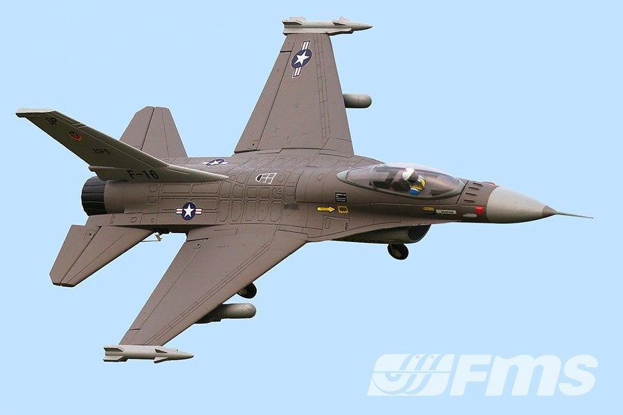 
                  
                    FMS F-16 V2 64mm EDF Jet Grey PNP - Command Elite Hobbies
                  
                