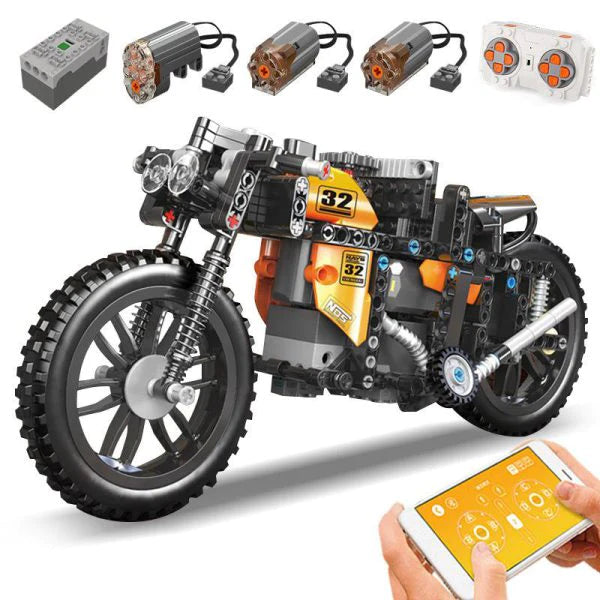 MOULD KING 23005 Fast RC Motorcycle with 383 Pieces - Command Elite Hobbies