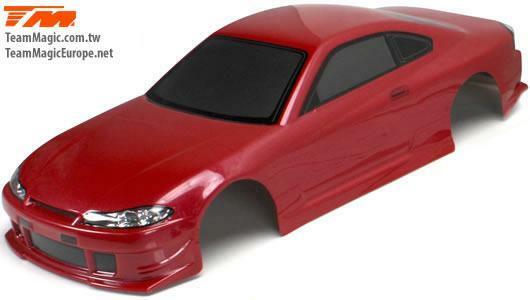 Painted Body E4D S15 Deep Pink (RED) - Command Elite Hobbies