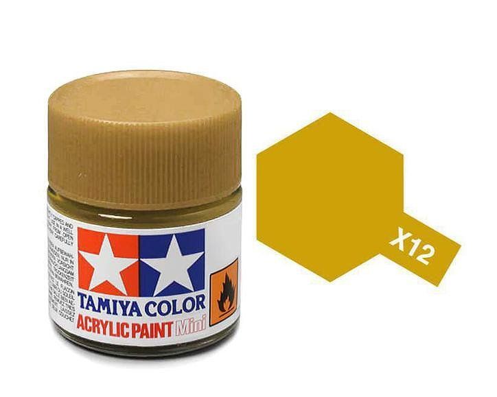 Tamiya Acrylic Mini x-12 GOLD LEAF - Command Elite Hobbies