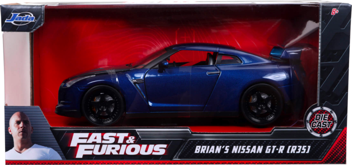 
                  
                    Fast and Furious - Brian’s 2012 Nissan GT-R R35 1/24th Scale - Command Elite Hobbies
                  
                