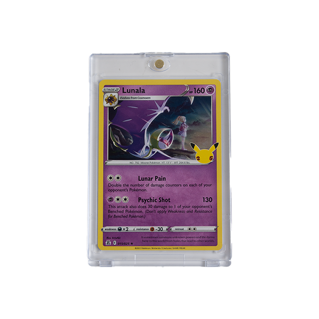 015/025 Lunala Holo Rare Celebrations Pokemon TCG - Command Elite Hobbies