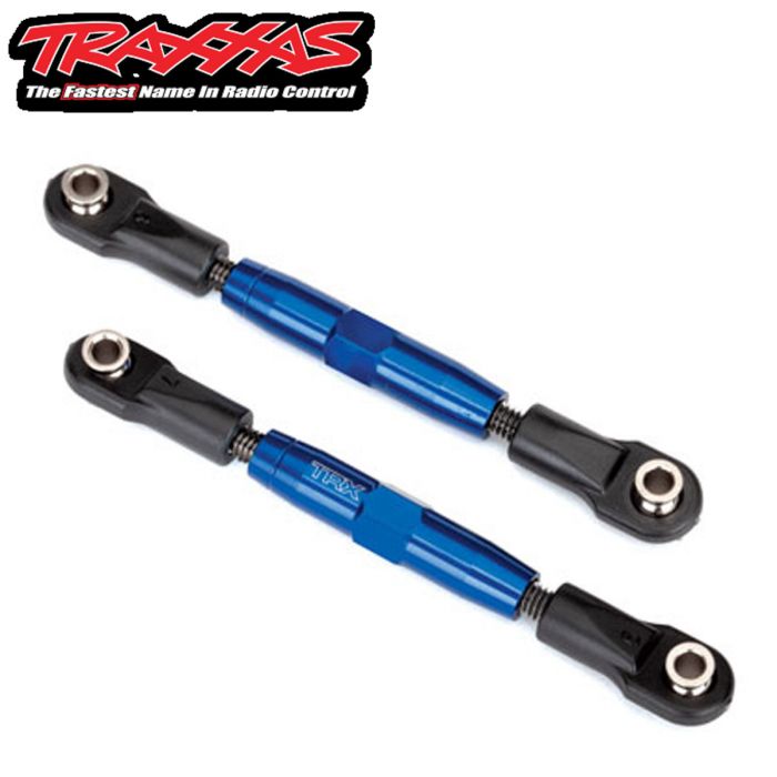 T/XAS CAMBER LINKS, FRONT (TUBES BLUE-ANODIZED 7075 ALUMINUM) | Command Elite Hobbies.